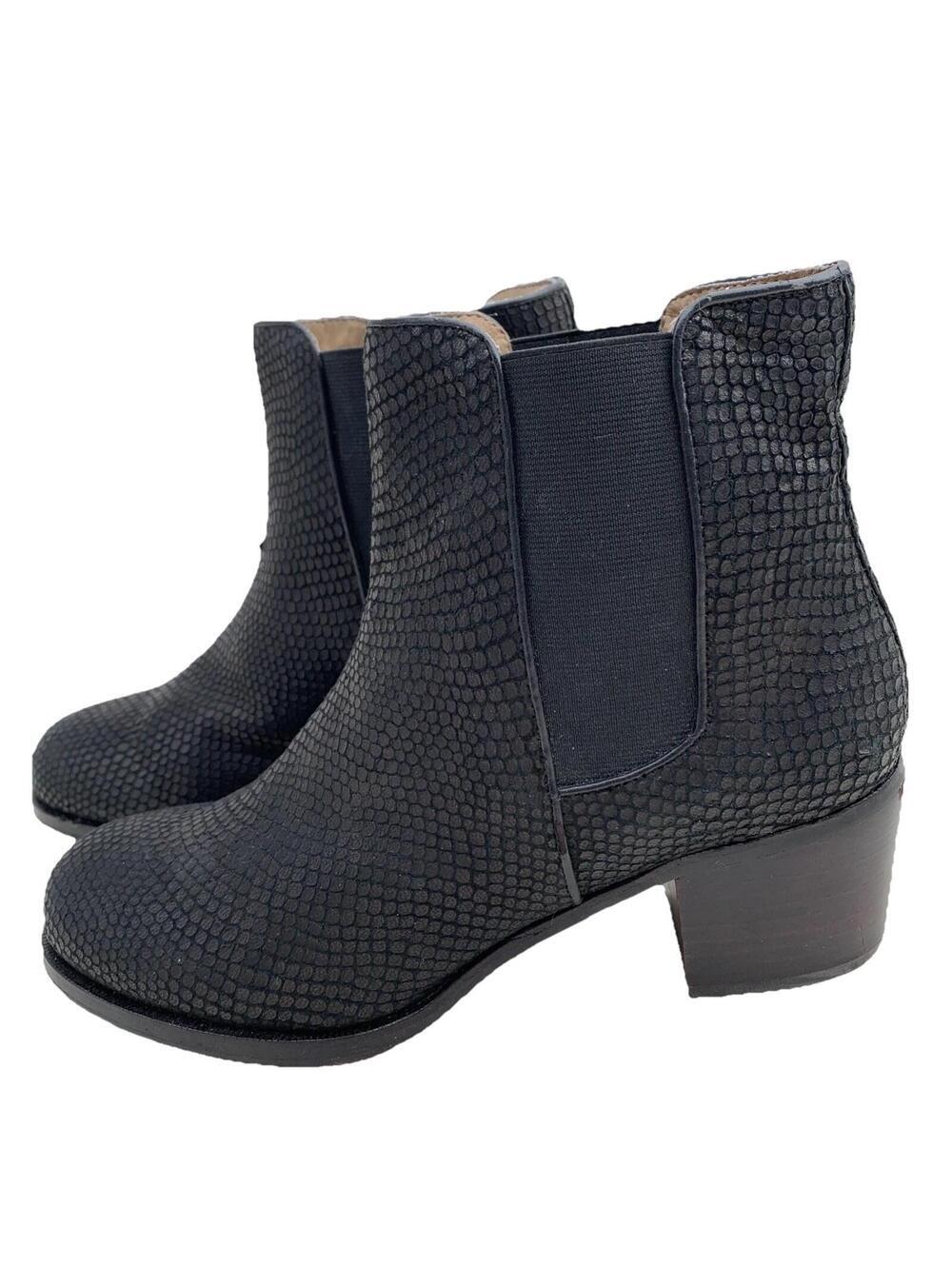 Yosi Samra Sz 9 Leather Liberty Snakeskin Bootie Exotic Designer Ankle boots